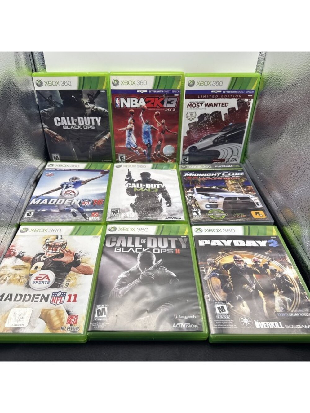 Lot Of 9 Xbox 360 games used and tested